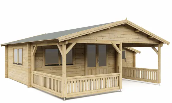 NIEUW Blokhut 50mm: 5×4+3Z