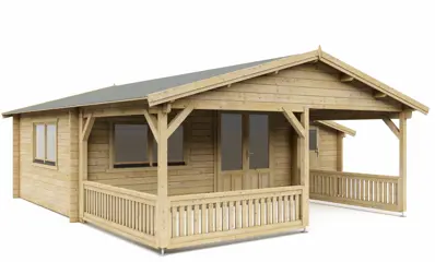 NIEUW Blokhut 50mm: 5×4+3Z