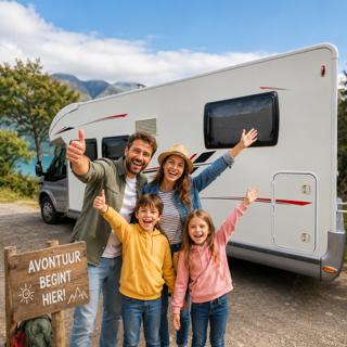 Camper te huur - 5 slaapplaatsen