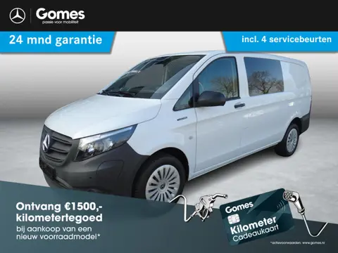 Mercedes-Benz eVito eVito Lang 66 kWh | Luxe Dubbel-cabine | Parkeersensoren voor & achter