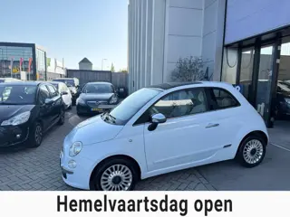 Fiat 500 1.2 Lounge AIRCO! PANO! BABY BLAUW! NAP! INRUIL MOGELIJK!