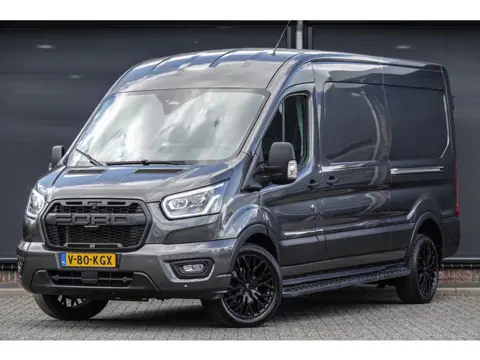 Ford Transit L3H2 2.0Tdci 165Pk Aut. | Raptor Edition | 2xSchuifdeur | 360° Camera | Treeplanken | 1