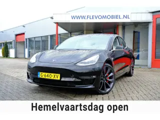 Tesla Model 3 75D Performance AWD 75 kWh 462pk Aut. Pano|1e Eig|Leder||AutoPilot|Cam|20"LMV