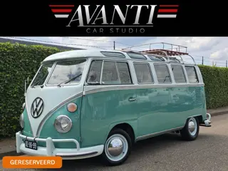 Volkswagen T1 TYPE 24 VW Microbus De Luxe Samba 50 PK OPEN PANORAMA DAK ROOF RACK ORIGINEEL DUITSE 2