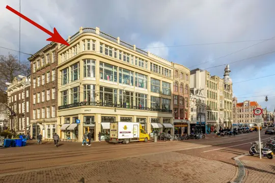Woning aan de Koningsplein te Amsterdam