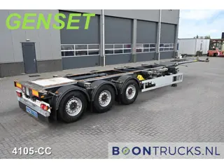Renders-has FCC08 + GENSET | 2x20-30-40-45ft HC * ADR * SAF/DISC * LIFT AXLE * EXTENDABLE REAR
