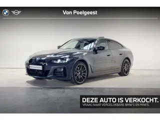 BMW i4 eDrive35 M Sport Edition | M-Sport Pro | Schuifdak | Leder | Harman Kardon | Dravit Grau Indi