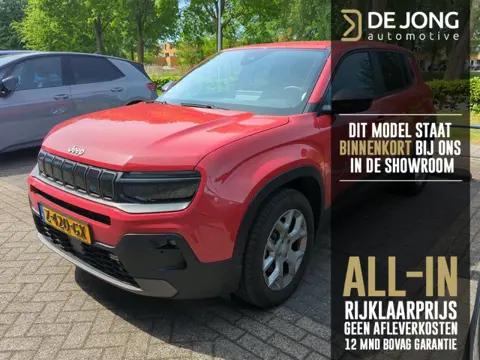 Jeep Avenger Longitude 54 kWh ALL-INRIJKLAARPRIJS/Camera/Apple Carplay/17"velgen/400km actieradius