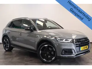 Audi Q5 2.0 TFSI quattro Sport S Line Black Edition QUANTUM GRIJS Head up Leder Panorama dak * Hemel