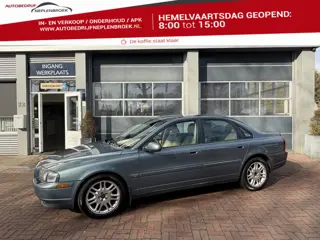 Volvo S80 2.4T Dynamic Bj 2003 Automaat,Leer,Navi,18Inch,Cruise 200PK  youngtimer