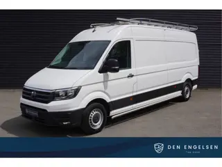 Volkswagen Crafter 140pk L4H3 360°Camera Trekhaak Apple Carplay Werkplaats inrichting Airco Iperiaal