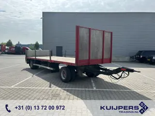 Groenewegen DRA 10 10 / Flat Bed - Plateau Trailer / BPW Drum 10 Ton axle / APK TUV 09-26