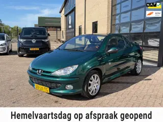 Peugeot 206 CC 1.6-16V Roland Garros, Leer, Clima