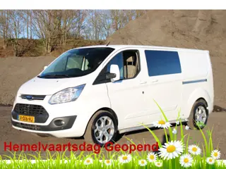 Ford Transit Custom 310 2.0 TDCI L2H1 Limited DC |Leder|Stoelverwarming| *Hemelvaart open*