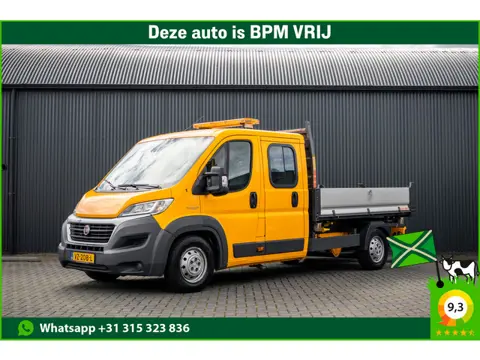 Fiat Ducato 150 Multijet 2.3 L3H1 | 150 PK | 6-Zits | 3-Zijdige kipper | 1e Eigenaar | Airco | Trekh