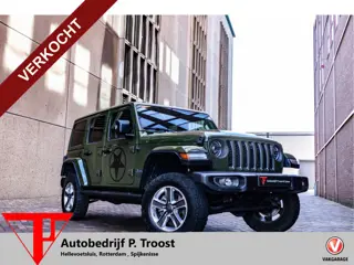 Jeep Wrangler Unlimited 4xe 380 Sahara 80th Anniversary Trekhaak/Camera voor+achter/Apple carplay/St