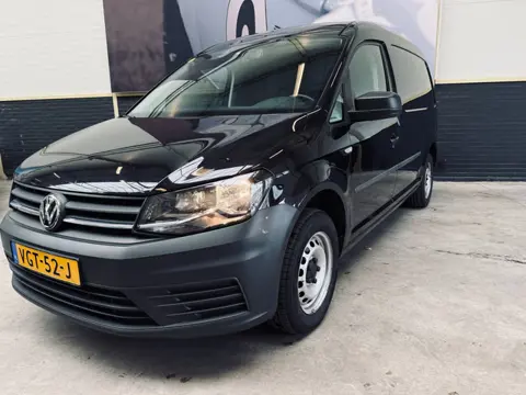 Volkswagen Caddy 2.0 TDI L2H1 Maxi Trendline|Zwart|Trekhaak|Orig.NL|