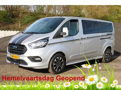 Ford Transit Custom 310 2.0 TDCI L2H1 Sport |Stoelverw.|Camera|Trekhaak| *Hemelvaart open*