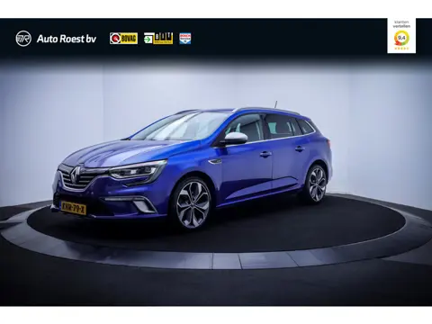 Renault Mégane Estate 1.3T 160Pk Aut. GT-Line IRON BLAUW | FULL LED | KUIPSTOELEN | GR. SCHERM | CAM