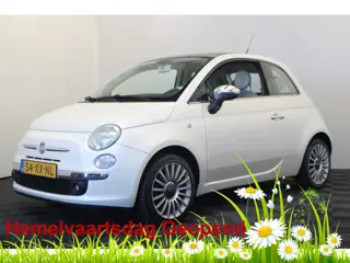 Fiat 500 1.4-16V Lounge |Pano| *Hemelvaart open* (bj 2007)