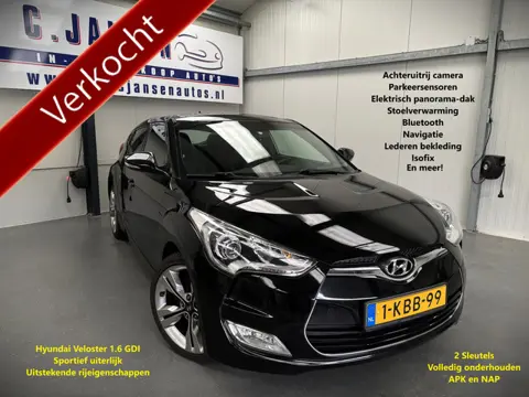 Hyundai Veloster 1.6 GDI i-Catcher Prachtige auto!