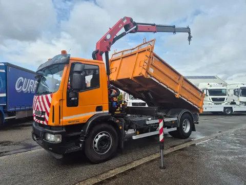 Iveco Euro Cargo 190 EL25 EX BELGIUM GOVERNMENT KIPPER+ KRAN HMF 1035 K2
