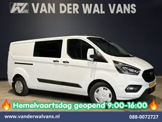 Ford Transit Custom 2.0 TDCI 130pk Automaat L2H1 Dubbele Cabine Euro6 Airco | 6-Zits | Camera | Navi