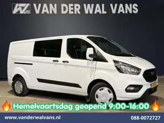 Ford Transit Custom 2.0 TDCI 130pk Automaat L2H1 Dubbele Cabine Inrichting Euro6 Airco | 6-Zits | Ca