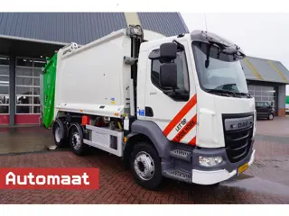 DAF LF 220 FAG Terberg Vuilniswagen achterlader Euro6