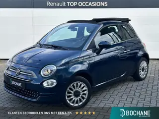 Fiat 500 Cabrio 1.2 Lounge | Carplay | Historie | 15' Velgen | Cruise Control | Parkeersensoren Acht
