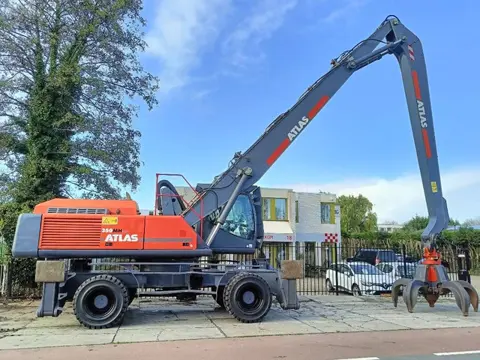 Atlas 350MH - 350 MH overslag kraan waste handler umslag