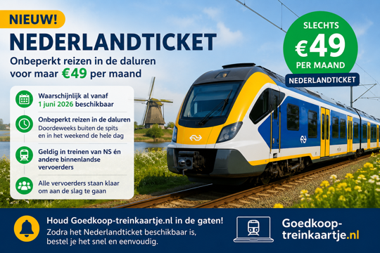 NS Nederlandticket deze zomer!