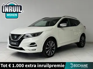 Nissan Qashqai 1.3 DIG-T Tekna + | BOSE-Audiosysteem | 360° Camera | Panoramadak | Leder | Trekhaak