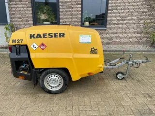 Kaeser M27 Kubota 2,7 m3 / min 7 Bar 18 kW Mobiele Silent Diesel Compressor