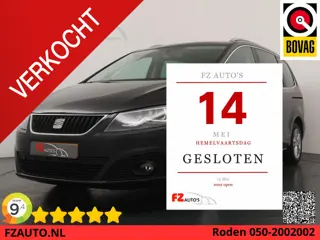 SEAT Alhambra 1.4 TSI Style 7p - Automaat - Navigatie - Schuif/kantel dak - Elektrische schuifdeuren