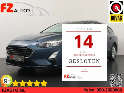 Ford Focus Wagon 1.0 EcoBoost Titanium Business - Navigatie - Climate Control - Trekhaak wegklapbaar