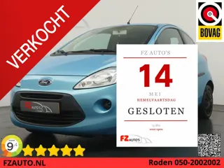 Ford Ka 1.2 Cool & Sound start/stop - Airconditioning - Radio - Elektrische Buitenspiegels