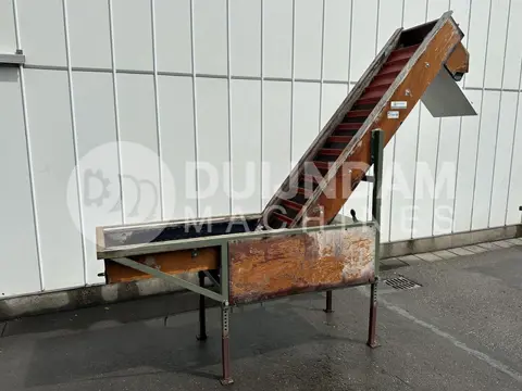 Compas opvoerband met doseertransportband