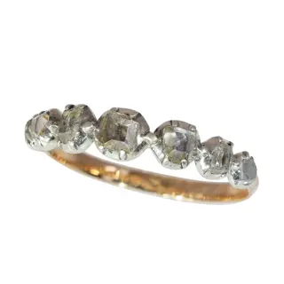 A Rare Table Cut Diamond Ring from Around 1650