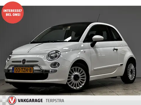 Fiat 500 0.9 TwinAir Lounge /Pano-Dak /15"LMV /Airco /Elek. pakket /Radio-CD /Bluetooth /AUX & USB /