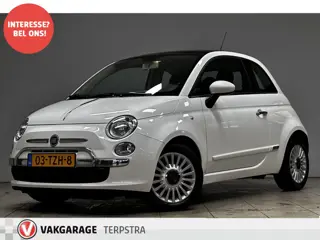 Fiat 500 0.9 TwinAir Lounge /Pano-Dak /15"LMV /Airco /Elek. pakket /Radio-CD /Bluetooth /AUX & USB /