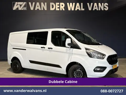 Ford Transit Custom 2.0 TDCI 131pk L2H1 Dubbele Cabine Euro6 Airco | 6-Zits | Navigatie | LED | Appl