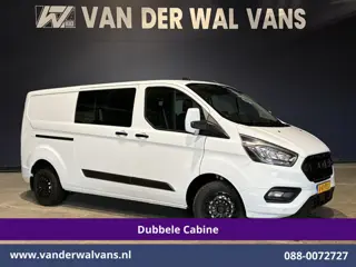 Ford Transit Custom 2.0 TDCI 131pk L2H1 Dubbele Cabine Euro6 Airco | 6-Zits | Navigatie | LED | Appl