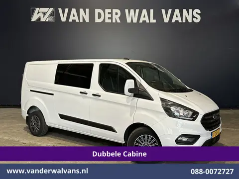 Ford Transit Custom 2.0 TDCI 130pk L2H1 Dubbele Cabine Euro6 Airco | 6-Zits | LED | Cruisecontrol | 