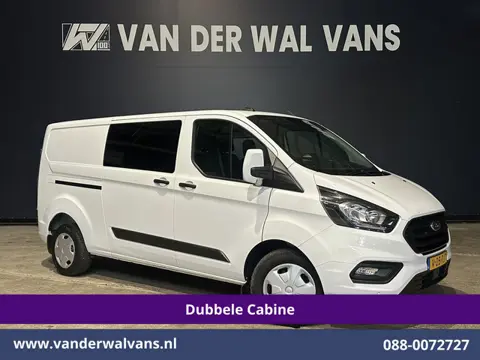 Ford Transit Custom 2.0 TDCI 130pk L2H1 Dubbele Cabine Euro6 Airco | 6-Zits | LED | Cruisecontrol | 