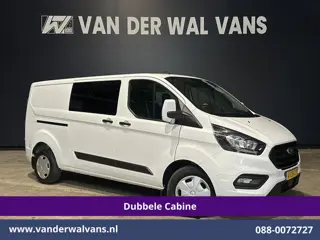 Ford Transit Custom 2.0 TDCI 130pk L2H1 Dubbele Cabine Euro6 Airco | 6-Zits | LED | Cruisecontrol | 