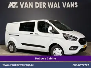 Ford Transit Custom 2.0 TDCI 131pk L2H1 Dubbele Cabine Euro6 Airco | 6-Zits | Camera | Apple Carplay
