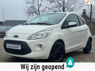 Ford Ka 1.2 BLACK&WHITE AIRCO APK 2028 ZWARTE VELGEN