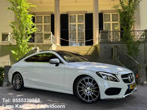 Mercedes-Benz C-klasse Coupé 180 AMG Line Panoramadak Navi Camera Xenon Leder Climate Cruise Ctr Ful