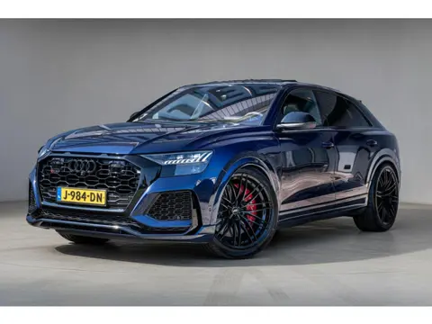 Audi RSQ8 4.0 TFSI Ceramic|Milltek|B&O|Stoelkoeling|360°|Trekhaak|23''ABT|Navarrablau|HuD|Volledig-g